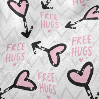 Hug The Love Arrow Minky