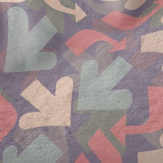 Curved Colored Arrows Minky