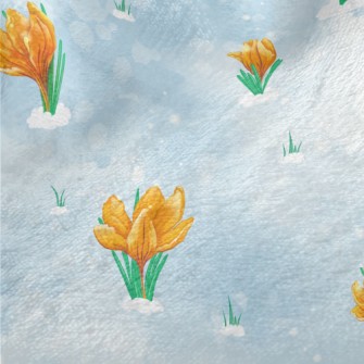 Orange Tulips In The Snow Minky