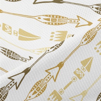 Ethnic Golden Arrow Piqué