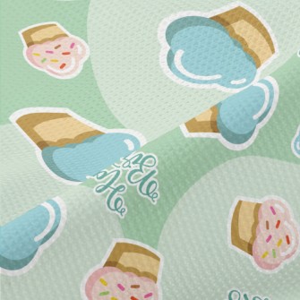 Happy Birthday Cake Piqué