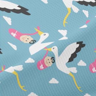 Baby Delivery Bird Piqué