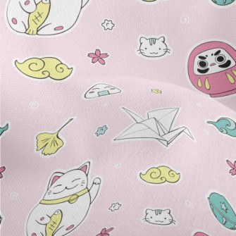Cartoon Japanese Amulet Lightweight Performance Linen