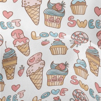 Dessert Food Collection Lightweight Performance Linen