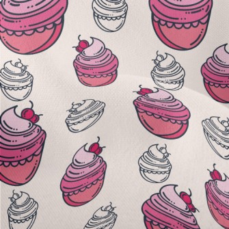 Cherry Cream Cake Lightweight Performance Linen
