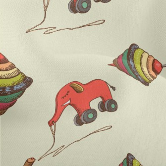 Toy Top And Elephant Lightweight Performance Linen
