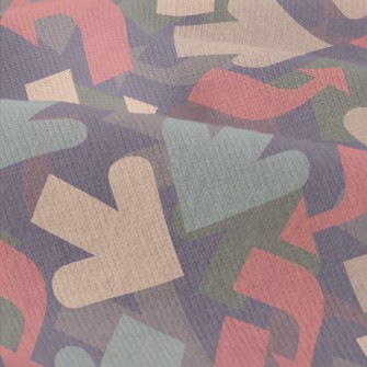 Curved Colored Arrows Modern Jersey