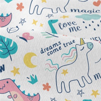 Cute Dinosaur Unicorn Modern Jersey