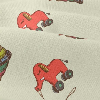 Toy Top And Elephant Modern Jersey