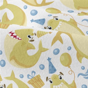 Happy Birthday Shark Modern Jersey