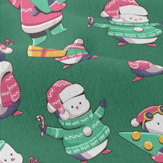 Christmas Activity Penguin Modern Jersey