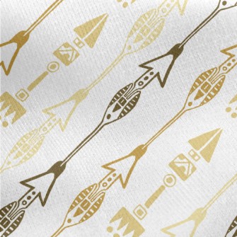 Ethnic Golden Arrow Jersey Backed Fleece