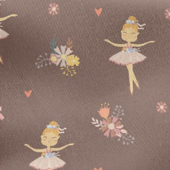 Girl&#39;s Ballet Shoes Jersey Backed Fleece