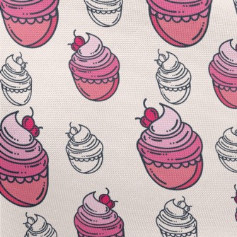 Cherry Cream Cake Pongee