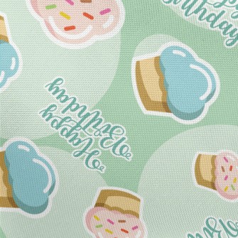 Happy Birthday Cake Pongee