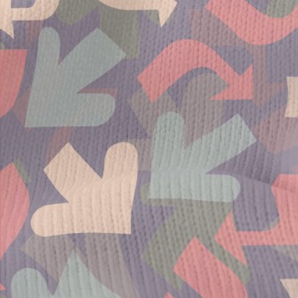 Curved Colored Arrows Stretch Jersey