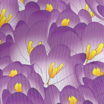Purple Crocus Stretch Jersey