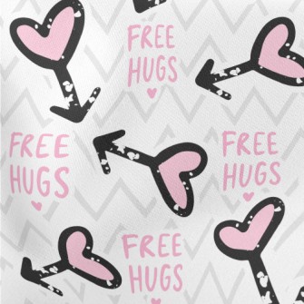 Hug The Love Arrow Lightweight Cotton Poplin