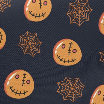 Round Face And Spider Web Midweight Cotton Poplin