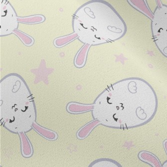 Cute Rabbit Easter Eggs Chiffon