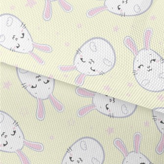 Cute Rabbit Easter Eggs Waterproof Oxford