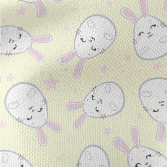 Cute Rabbit Easter Eggs Waterproof Canvas