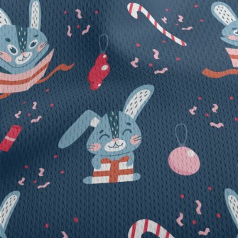 Surprise Gift Bunny Athletic Mesh Flat Back