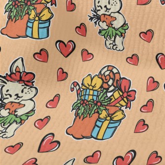 Hand Drawn Christmas Gift Rabb Terry