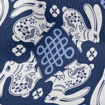 Rabbit And Chinese Knot Terry
