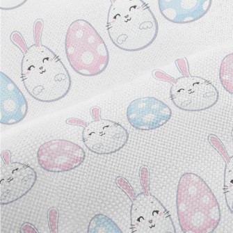 Cute Bunny Eggs Performance Linen