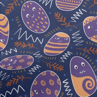 Naughty Expression Easter Eggs Performance Linen