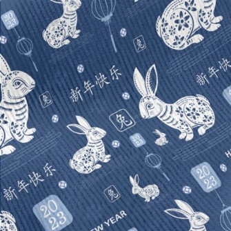 Elegant Chinese New Year Standard Corduroy