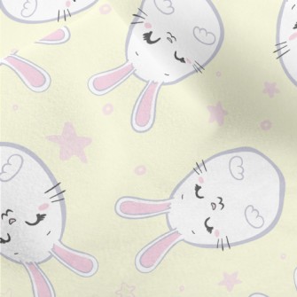 Cute Rabbit Easter Eggs Micro Fleece