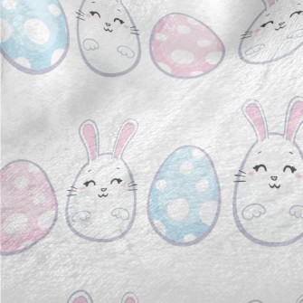 Cute Bunny Eggs Minky