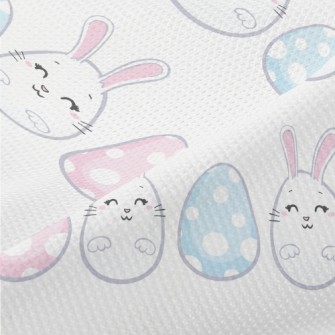 Cute Bunny Eggs Piqué
