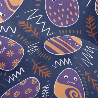 Naughty Expression Easter Eggs Lightweight Performance Linen