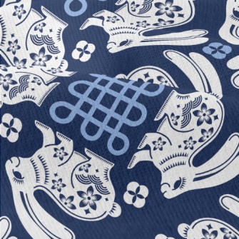 Rabbit And Chinese Knot Modern Jersey