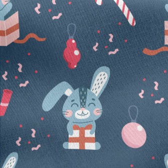 Surprise Gift Bunny Jersey Backed Fleece