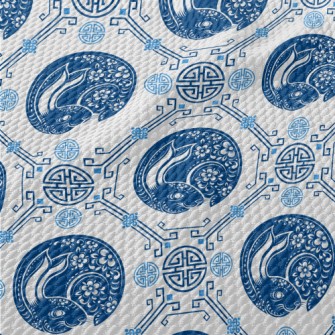 Chinese Rich Octagon Birdseye Piqué