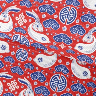 Chinese Tai Chi Rabbit Waterproof Oxford