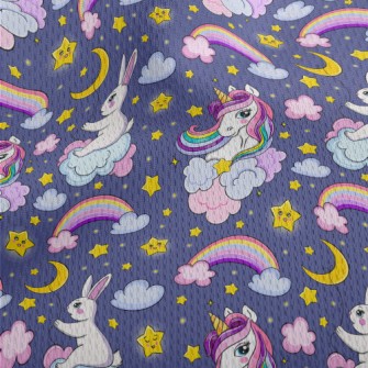Fairytale Unicorn In The Starr Athletic Mesh Flat Back