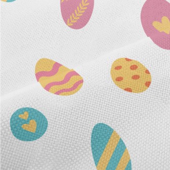 Colorful Easter Eggs Performance Linen
