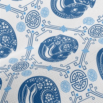 Chinese Rich Octagon Performance Linen