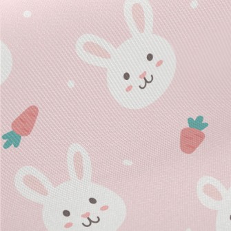 Cute Cartoon Rabbit Twill