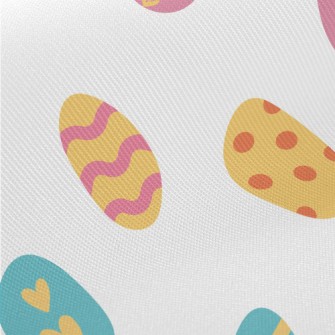 Colorful Easter Eggs Twill