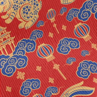 Traditional Chinese Rabbit Standard Corduroy