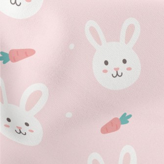 Cute Cartoon Rabbit Stretch Ponte