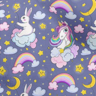Fairytale Unicorn In The Starr Micro Fleece