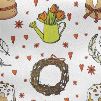 Easter Celebration Traditions Jersey Backed Fleece