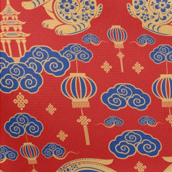 Traditional Chinese Rabbit Pongee